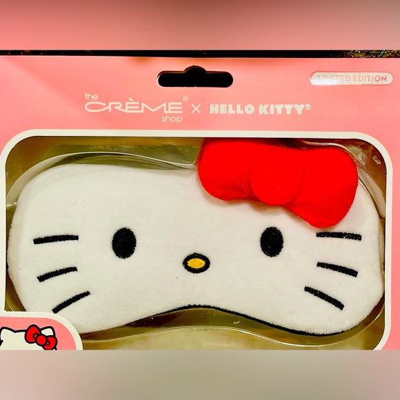 Other - The Crème Shop x Hello Kitty 3D Plushie Sleep Mask